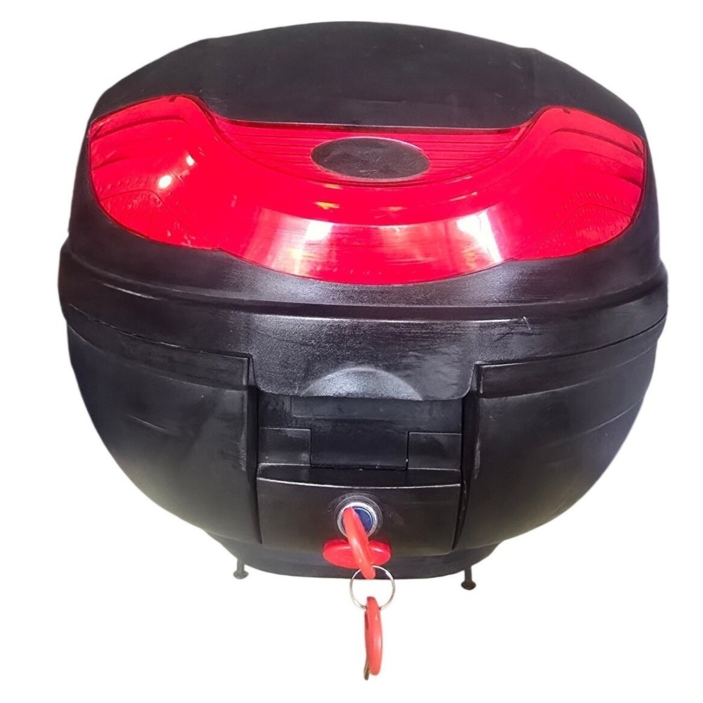 Italica 150cc Scooter Top Case Trunk w/ Rack & Keys Motorcycle Storage GY6
